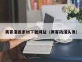 宣汉黑客漫画素材下载网站（黑客动漫头像）